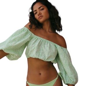 Billabong Tropic Sun Crop Top in Honeydew Size L (12) NWT